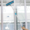 Royal 2-in-1 Window Squeegee with Aluminium Rod Handle – Glass Cleaning Wiper