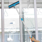 Royal 2-in-1 Window Squeegee with Aluminium Rod Handle – Glass Cleaning Wiper