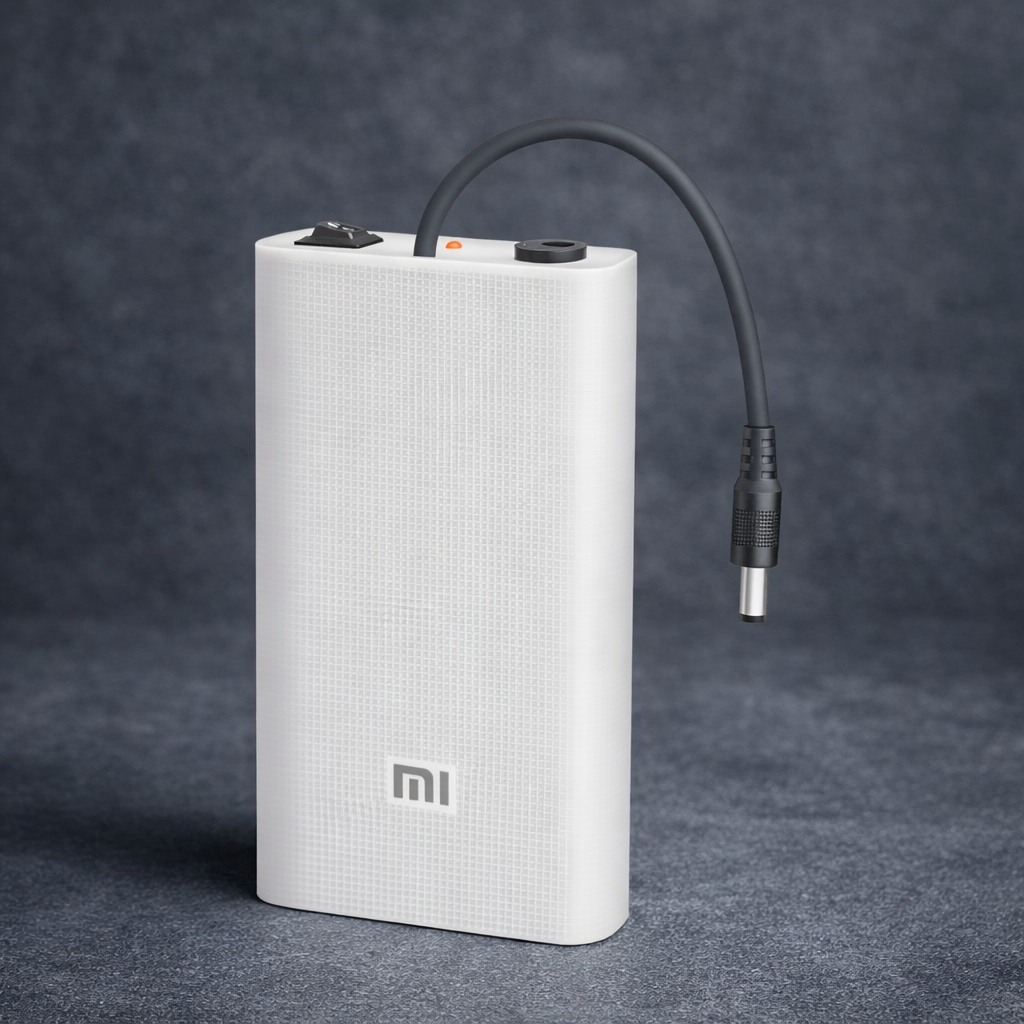 Mi Router Power Bank UPS – 12V/9V WiFi Router Backup Battery for PTCL, StormFiber & Fiber Modems (Without Adapter)