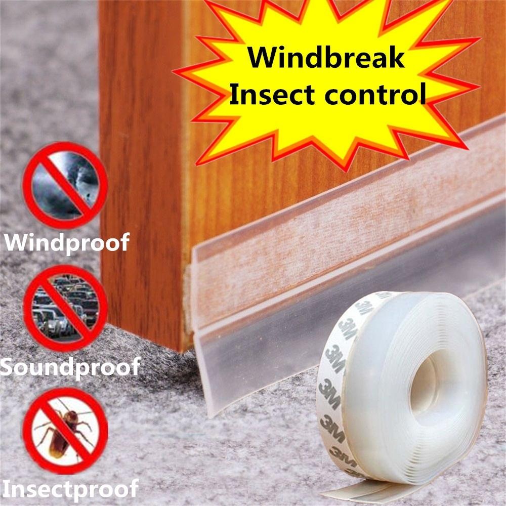 3 Meter Door and Window Seal Strip – Adhesive Weather Stripping – Soundproof, Dustproof &amp; Energy Saving