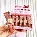 Huda Moji Cute Teddy Style Cocoa Butter High Pigmented Lip Gloss Set – Nude Shades (Pack of 2)