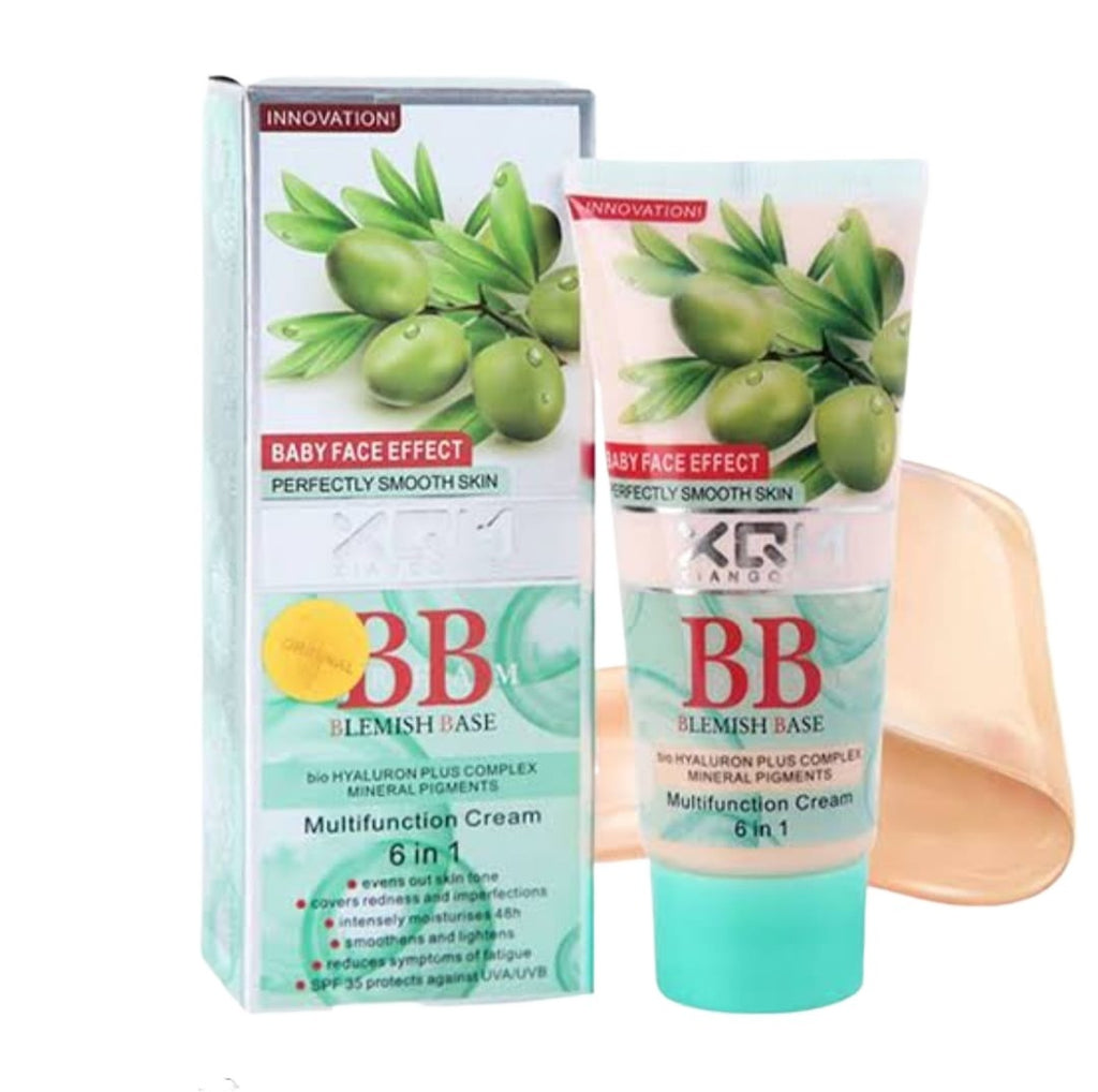 XQM BB Cream Blemish Effect | Baby Face Effect | Multifunction Cream 6 In 1 For Perfectly Smooth Skin