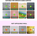 Seamless Heavy Duty Transparent Sticky Hooks Strip | Strong Double-Sided Self Adhesive Wall Hanger | Waterproof Multipurpose Hook for Bathroom & Kitchen