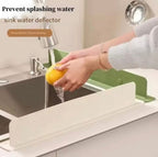 Silicone Sink Splash Guard for Kitchen – Adjustable Water Barrier