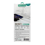 SOVO High Quality 3-in-1 Fast Charging  Cable – Multi Charging Cable for Micro USB, Type-C & Lightning Devices