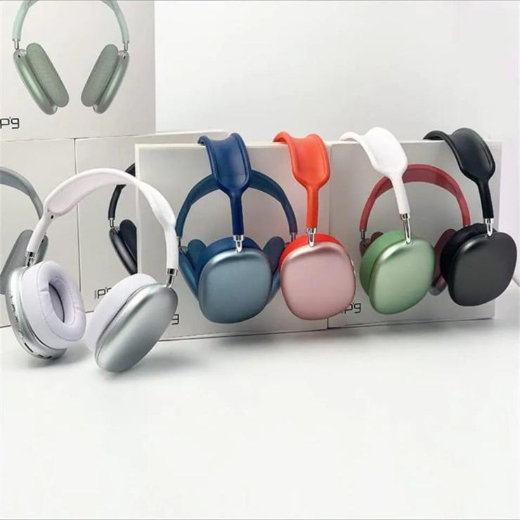 P9 Wireless Headphones | Bluetooth Over-Ear | High Bass & Clear Sound | Foldable & Portable | Noise Reduction (Random Colour)