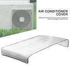 AC Outdoor Unit Sunshade Cover – Silver Foil Reflective Heat Shield & Dust Protector for Air Conditioner External Units