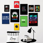 Gaming Wall Art Set – 10 Frames (Premium Photo Tiles)