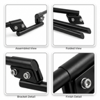 3-Piece Universal Metal Handle Set for All Bikes – Easy Fit for 70cc, CG125, YBR, Suzuki 150
