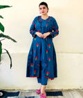 Silk Fancy Gown 3pc