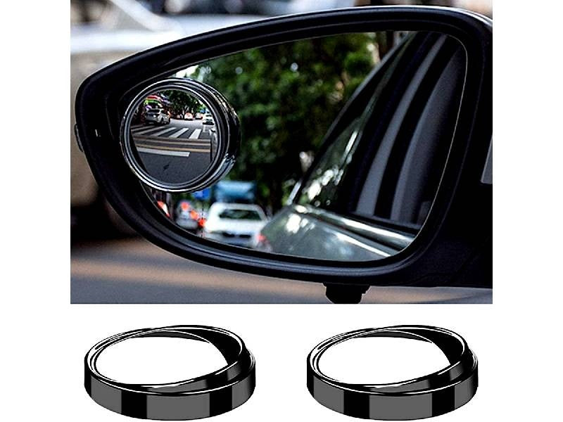 Blindspot Rearview Convex Mirror – 2pcs | Wide-Angle Anti-Glare Side Mirror for Cars & Vehicles