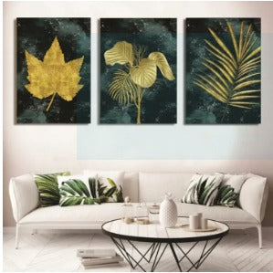 Set of 3 Wall Art Wooden Phototile Frames for Wall Decor