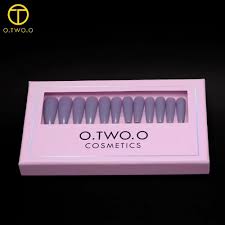24Pcs O.TWO.O  Matte Nails with accessories