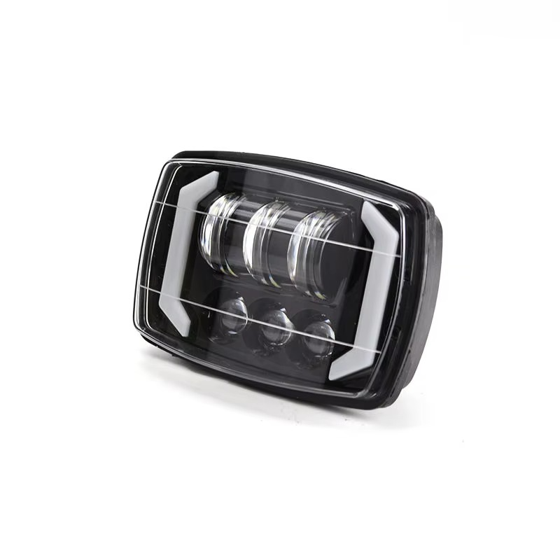 R60 Upgraded Headlight Beam for Honda CD70 / CG125 – Aluminum Body with Built-in DRL and Yellow Turn Indicators