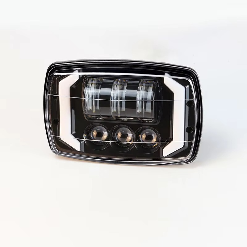 R60 Upgraded Headlight Beam for Honda CD70 / CG125 – Aluminum Body with Built-in DRL and Yellow Turn Indicators