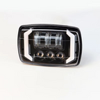 R60 Upgraded Headlight Beam for Honda CD70 / CG125 – Aluminum Body with Built-in DRL and Yellow Turn Indicators