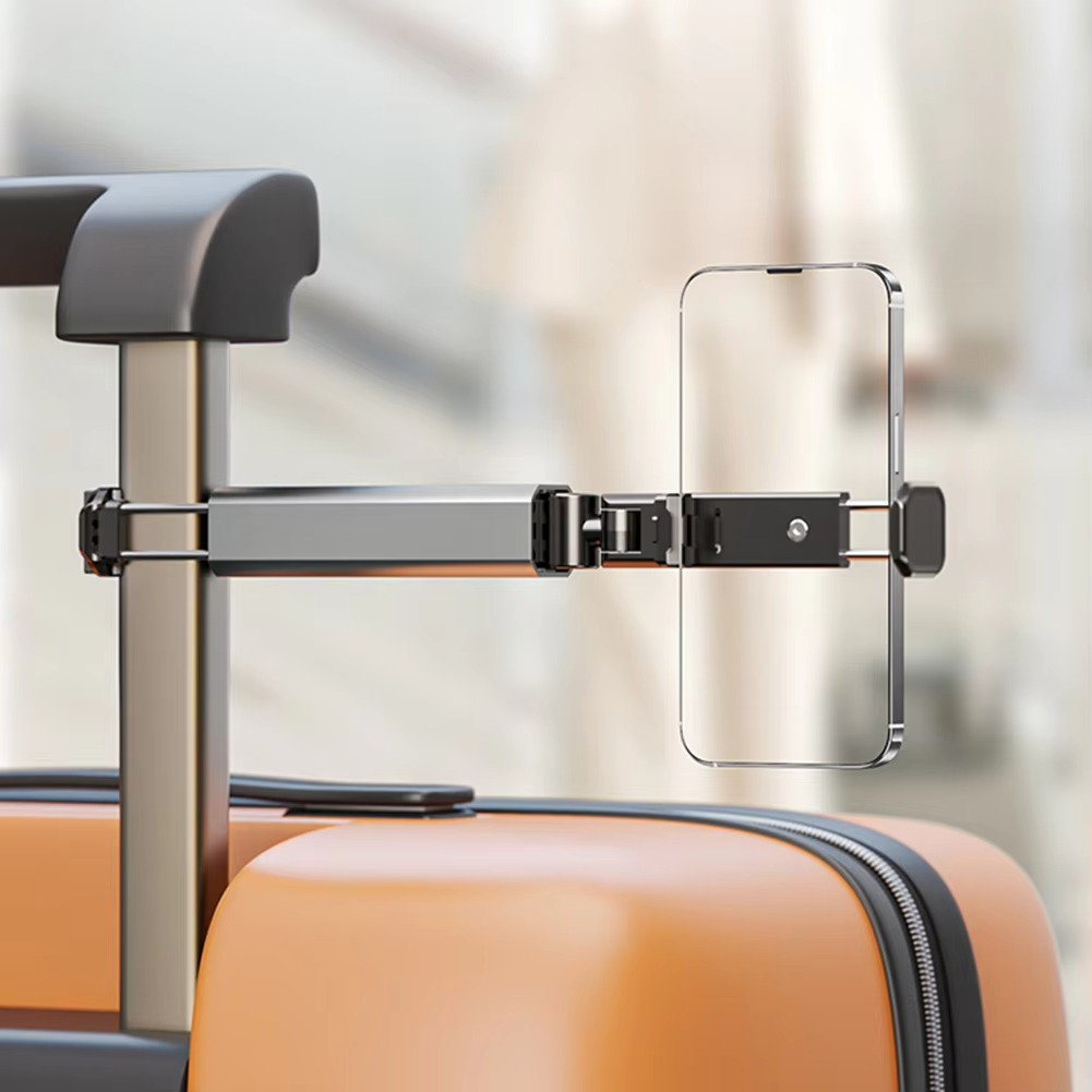 Universal Phone Holder Travel Essentials Flexible 360 ​​Degree Rotation Hands-Free Airplane Phone Mount for iPhone Xiaomi - Random Color