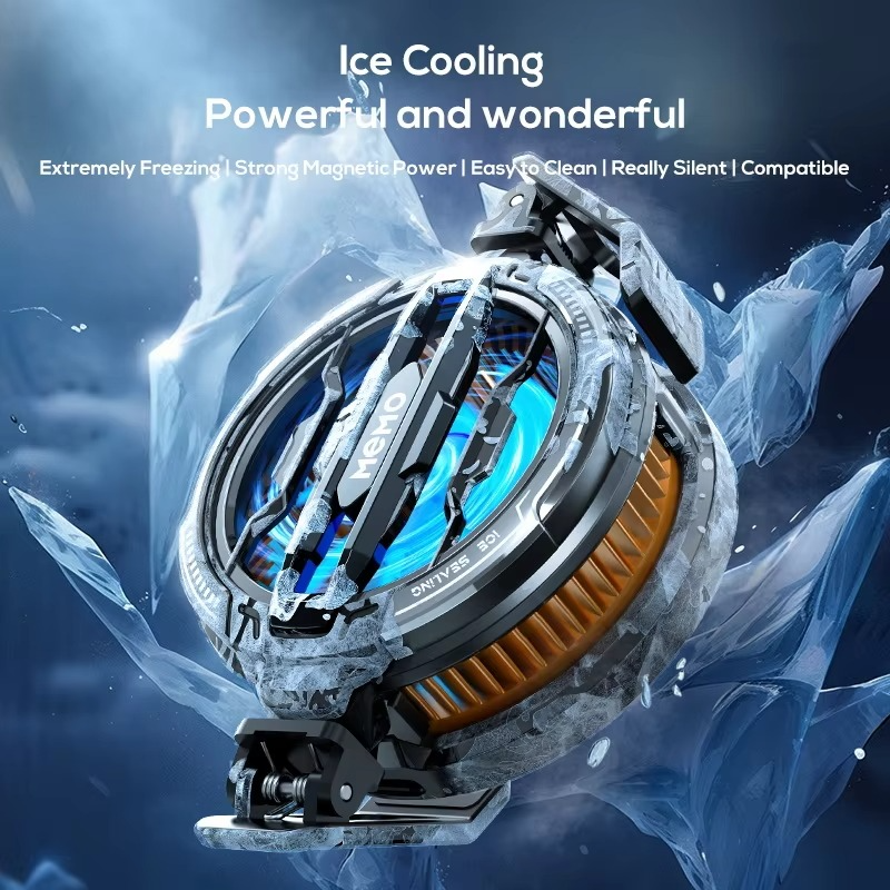 MEMO CX07 Mobile Phone Magnetic - Cooling Fan Radiator Cool Heat Absorber For IOS iPhone Android ( Random Color )