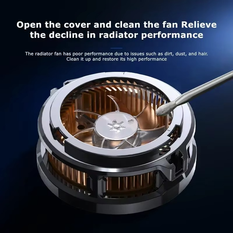 MEMO CX07 Mobile Phone Magnetic - Cooling Fan Radiator Cool Heat Absorber For IOS iPhone Android ( Random Color )