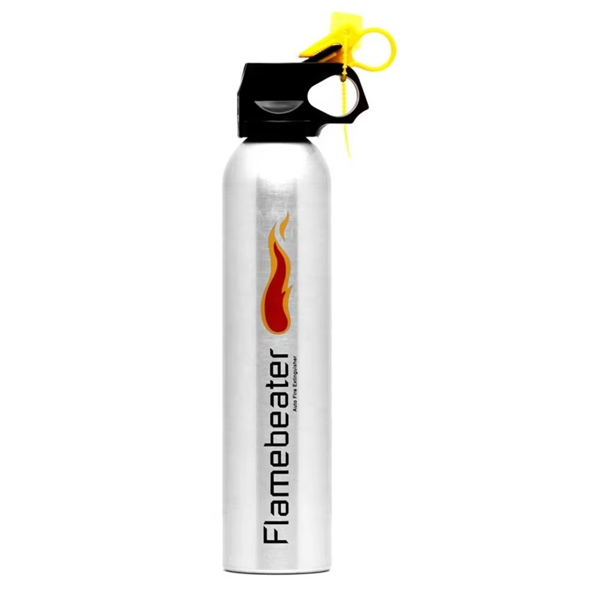 Universal Motorcycle Fire Extinguisher Bottle – 500gram - Heavy-Duty Metal Body with Mounting Bracket – Fits All Bikes &amp; Motorcycles – Compact Emergency Safety Tool ( Random Color )