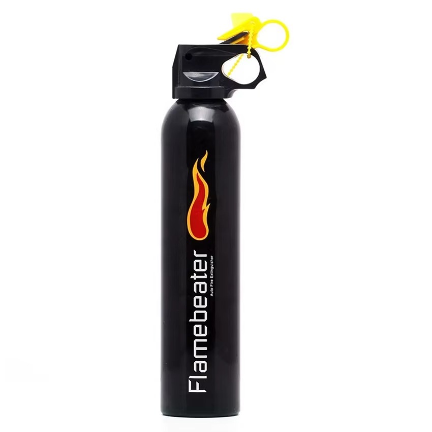 Universal Motorcycle Fire Extinguisher Bottle – 500gram - Heavy-Duty Metal Body with Mounting Bracket – Fits All Bikes &amp; Motorcycles – Compact Emergency Safety Tool ( Random Color )