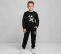 Black Duck Printed Kids Tracksuit | Winter Fleece Sweatshirt & Trouser Set – Warm, Soft & Stylish Garments for Boys & Girls FOR BABY AND KIDS