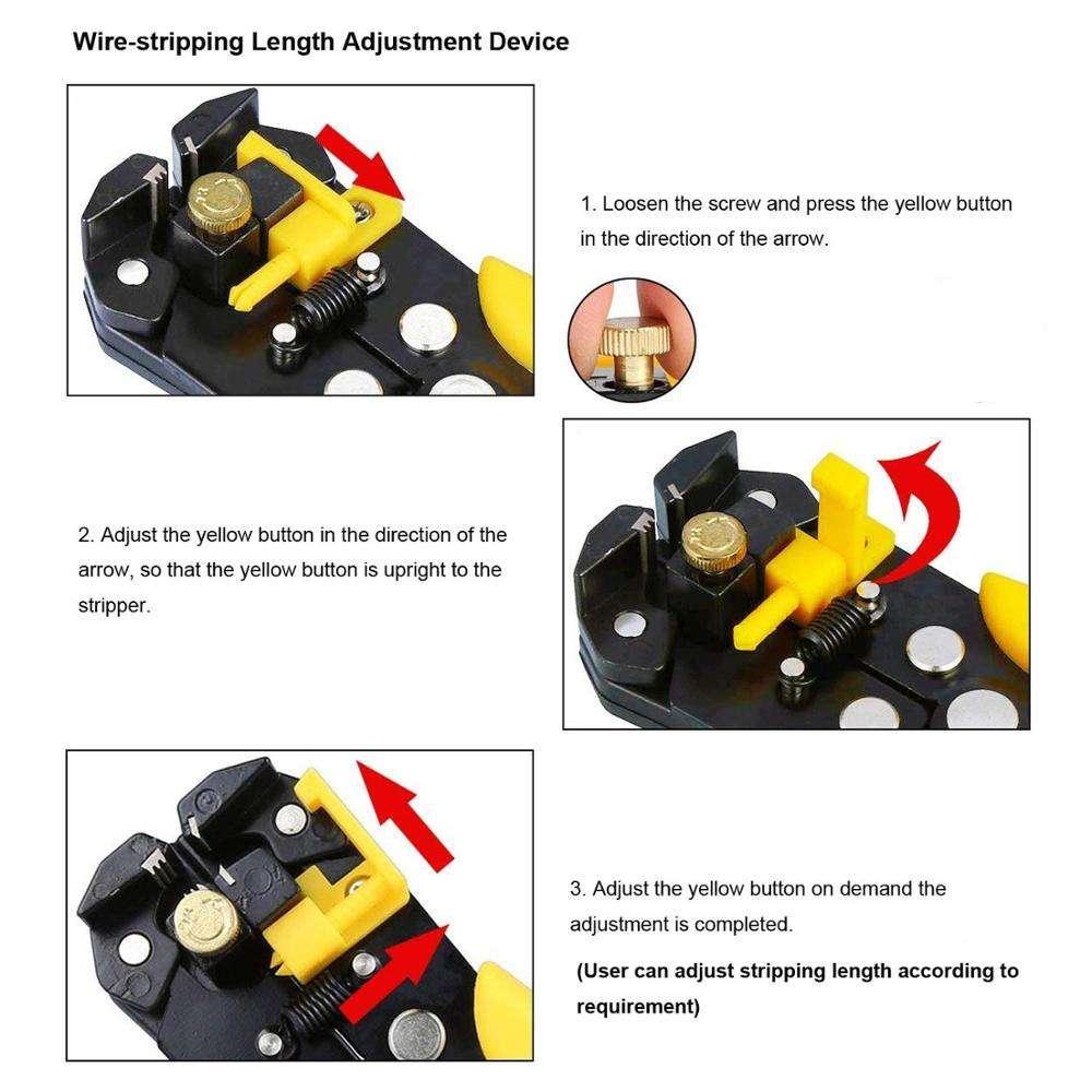 Chrome Vanadium Wire Cutter Pliers – Heavy Duty Terminal Cutting Tool  (Random Color)