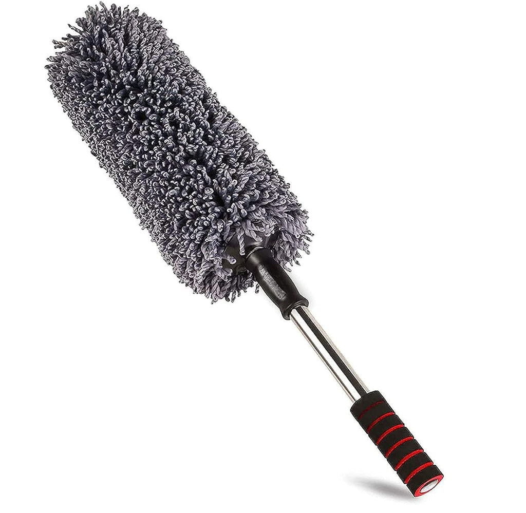 Premium Microfiber Car Duster Kit with Telescopic Handle – Scratch-Free Interior & Exterior Cleaning Brush for Cars, SUVs, Trucks & Home Use