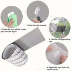 Window Mosquito Net Repair Tape | Self-Adhesive Screen Patch 5cm x 2m