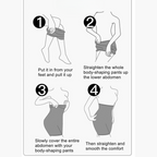 Lower Half Body Shaper Seamless High Waist Slimming Tummy Control Shapewear For Women