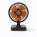 TECNO Plus GA-88 Portable AC/DC Table Fan – 12V Car & 220V Home Fan | Adjustable Mini Desk Fan for Office, Travel & Load Shedding