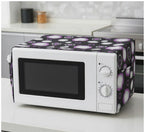 Oven Cover Kitchen Microwave Cover Waterproof Oil Dust Double Pockets Microwave Oven Cover (Random Design)
