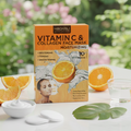 HAQKALI Professional Care Vitamin C & Collagen Moisturizing Face Mask - Restoring, Toning, and Brightening (pack of 10)