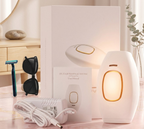 IPL Laser Hair Removal Handset System for Women & Men with Razor & Safety Glasses