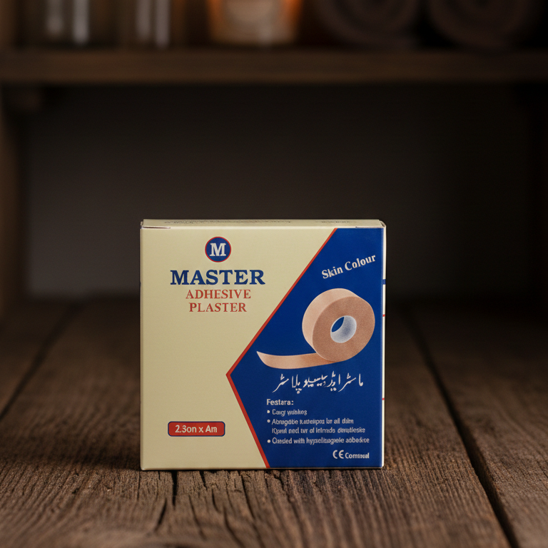 Master Adhesive Plaster – Strong, Breathable, Skin-Friendly Medical Tape for Wound Protection, Bandage Fixing & Everyday First-Aid Use