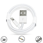 Apple Lightning to USB Cable for iPhone, iPad & iPod – Fast Charging & Data Sync Cable