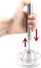Hand Pressure Semi-Automatic Egg Beater Kitchen Accessories Tools Self Turning Cream Utensils Whisk Manual Mixer