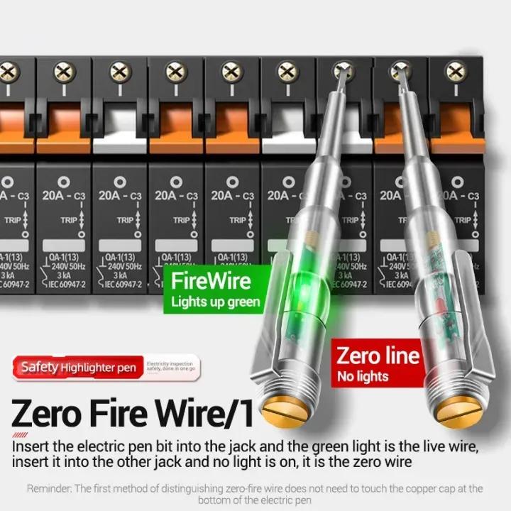 Smart Electric Voltage Tester Pen with Screwdriver Function | AC/DC Circuit Tester with LED Indicator