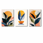 Set of 3 Premium Wall Art Photo Tiles – Modern Home Decor Sets 8x11