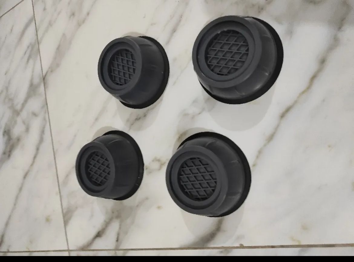 4Pcs Universal Anti‑Vibration Feet Pads | Washing Machine, Dryer, Refrigerator & Furniture Non‑Slip Rubber Mat (Big Size)