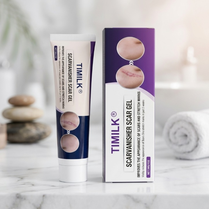 Timilk Regenscar Stem Cell Scar Gel – Triple-Action Formula for Old & New Scars, Surgical Marks, and Skin Renewal (15ml)