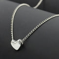 Stainless Steel Heart Shape Necklace |  Love Heart Pendant Necklace | Girls &amp; Women Fashion