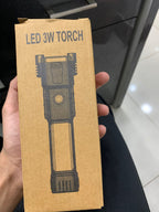 High-power Led Torch Light Rechargeable Flashlight And Multifunctional Tactical Hammer &amp; Power Bank To Charge the Phone With Box (random Color)