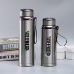 800ml / 1000ml Stainless Steel Thermos Bottle Vacuum Insulated Leakproof Water Bottle for Travel Gym Office