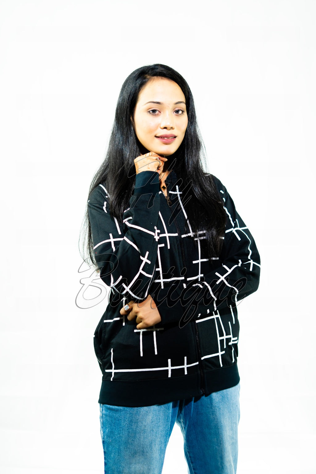 Rockstyle Women’s White Lining Winter Jacket | Stylish, Warm & Comfortable Outerwear for Ladies – Premium Quality