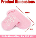 Moisturizing Spa Socks Silicone Gel Socks for Women Repairing Softening Dry Cracked Feet Comfortable Care (Random Color)
