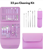 16-in-1 Stainless Steel Nail Care Kit – Manicure & Pedicure Tool Set (Random Color)