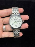 Baima Quartz Stainless Steel Wristwatch With Roman Numerals And Day Date Working Display