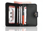Men’s Premium Card Holder Wallet | Magnetic Button Small Wallet | 6 Card Slots & Cash Pocket