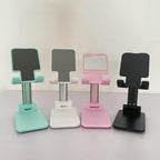Foldable &amp; Adjustable Mobile Phone and Tablet Stand | Flexible Desktop Mount &amp; Lazy Bracket Support for All Devices (Random Color)